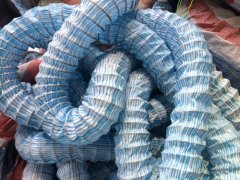 軟式透水管生產(chǎn)完成